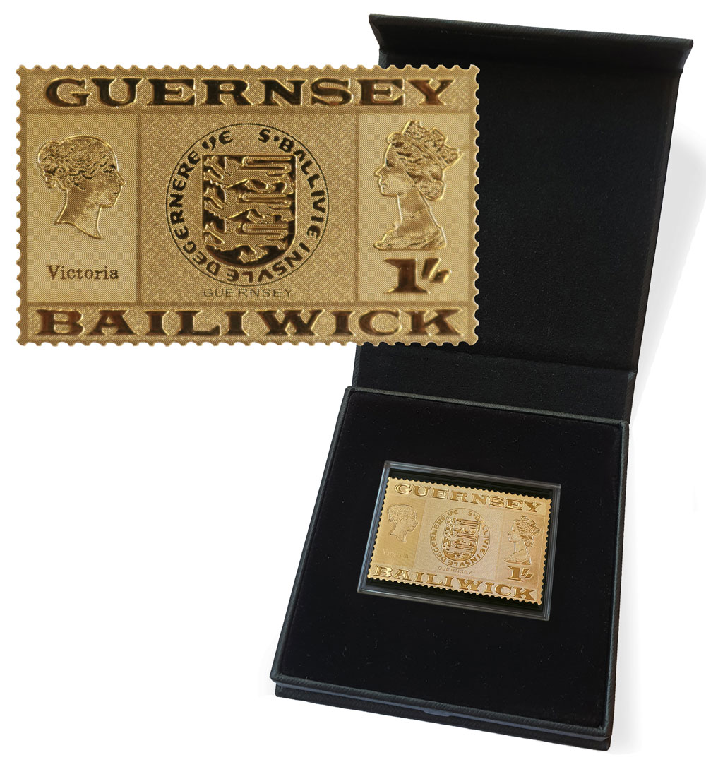 50th Anniversary Philatelic Independence Gold Replica Stamp